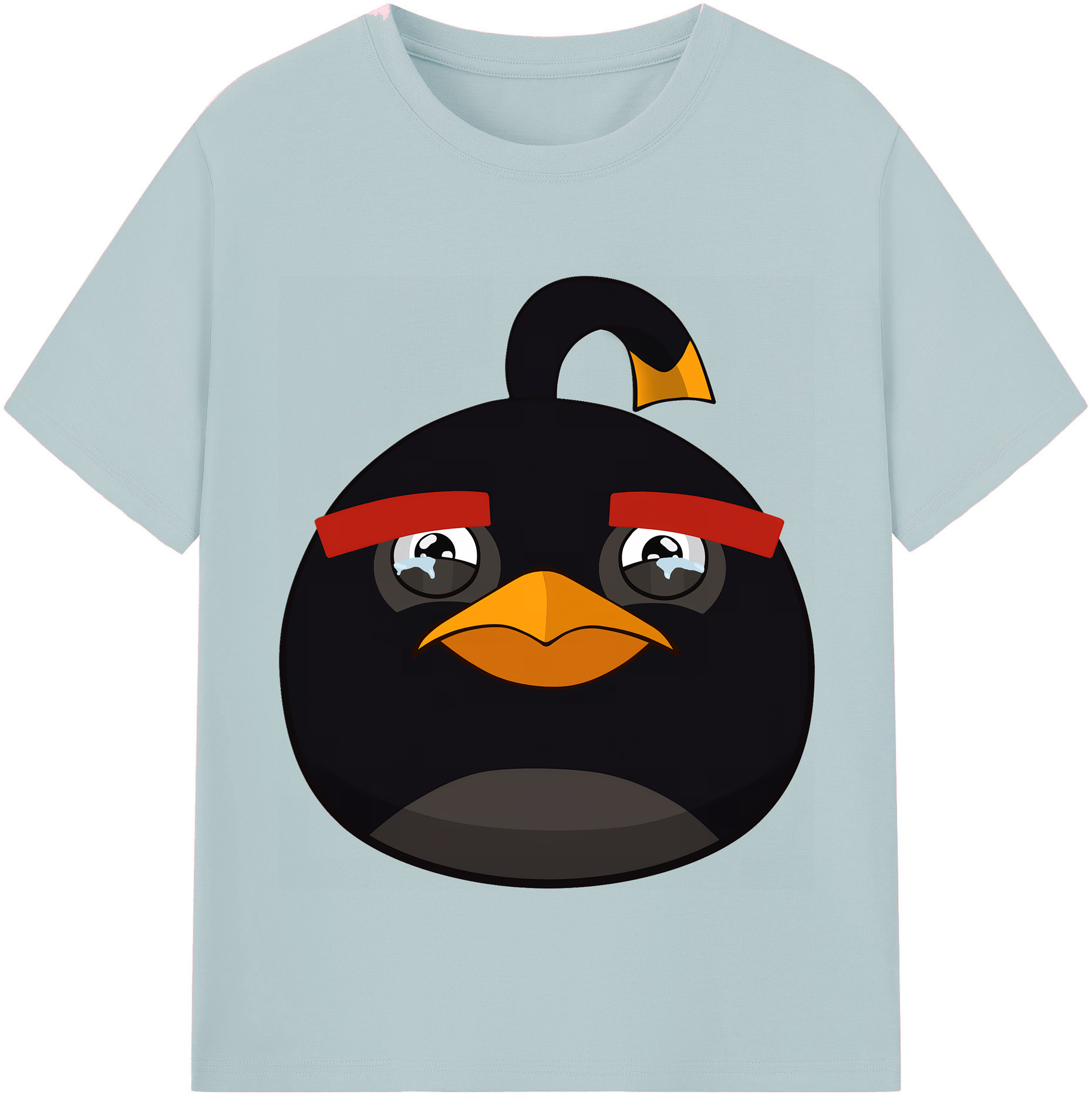 （画像用） Angry Birds アングリーバード 綿100％半袖Tシャツ（フロントプリント）
